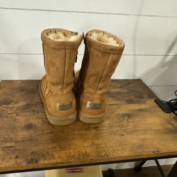 UGG Australia Roslyn ROSLYNN Mouton Boots Short Suede Side Zipper US ZS 6 - Picture 6 of 15